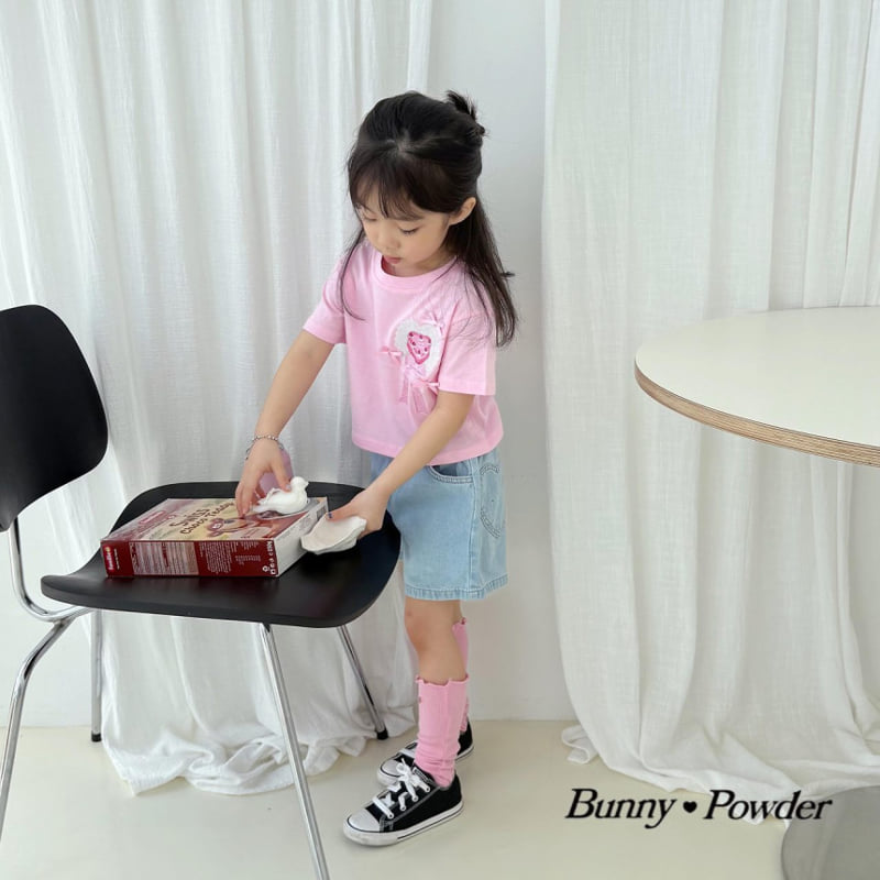 Bunny Powder - Korean Children Fashion - #stylishchildhood - Rosette Tee - 12