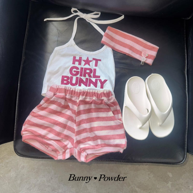 Bunny Powder - Korean Children Fashion - #toddlerclothing - Hot Girl Halter Sleeveless - 4