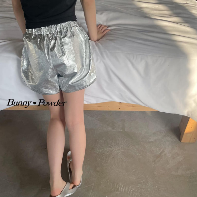 Bunny Powder - Korean Children Fashion - #stylishchildhood - Glossy Pants - 9