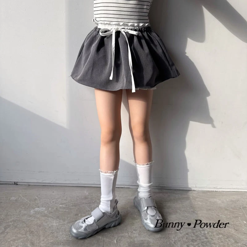 Bunny Powder - Korean Children Fashion - #todddlerfashion - Holly Skirt Pants - 10