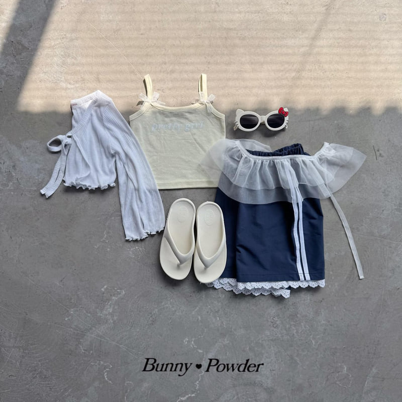 Bunny Powder - Korean Children Fashion - #todddlerfashion - Pretty Girl Sleeveless - 5