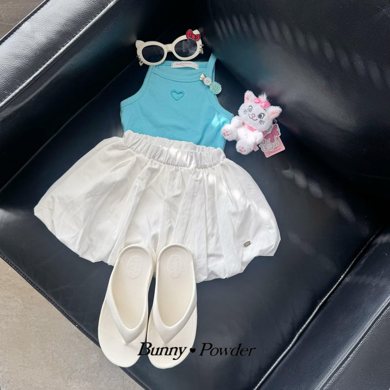 Bunny Powder - Korean Children Fashion - #toddlerclothing - Heart Pop Sleeveless - 8