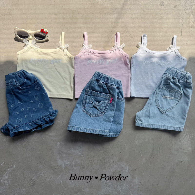 Bunny Powder - Korean Children Fashion - #toddlerclothing - Pretty Girl Sleeveless - 6