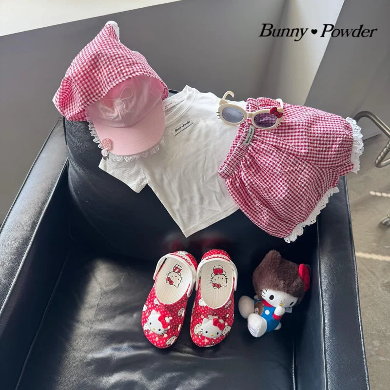 Bunny Powder - Korean Children Fashion - #todddlerfashion - Check Bloomer Pants - 4
