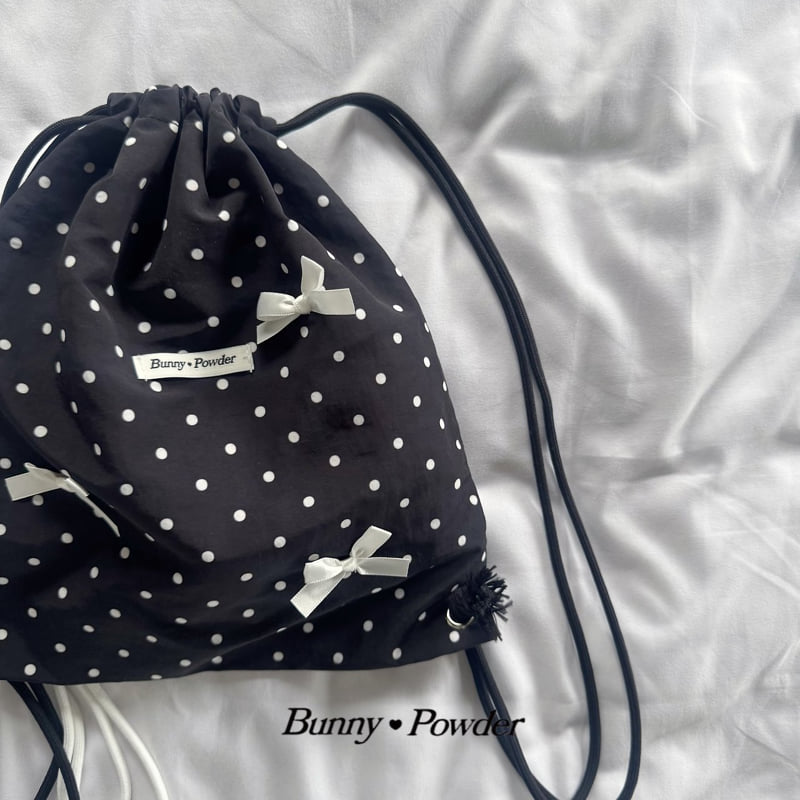 Bunny Powder - Korean Children Fashion - #toddlerclothing - Ribbon Dot Bag - 2