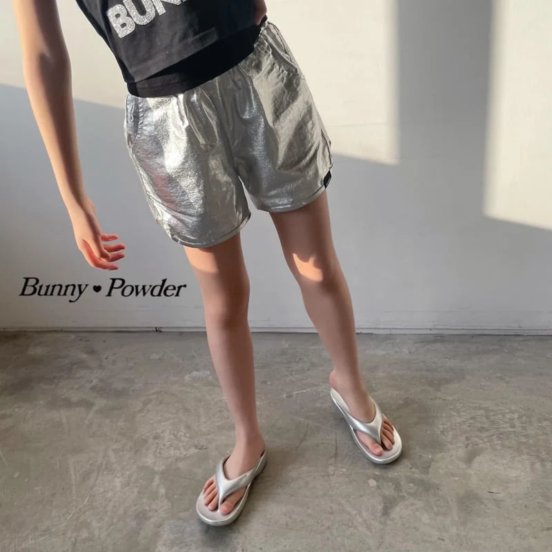 Bunny Powder - Korean Children Fashion - #toddlerclothing - Glossy Pants - 8