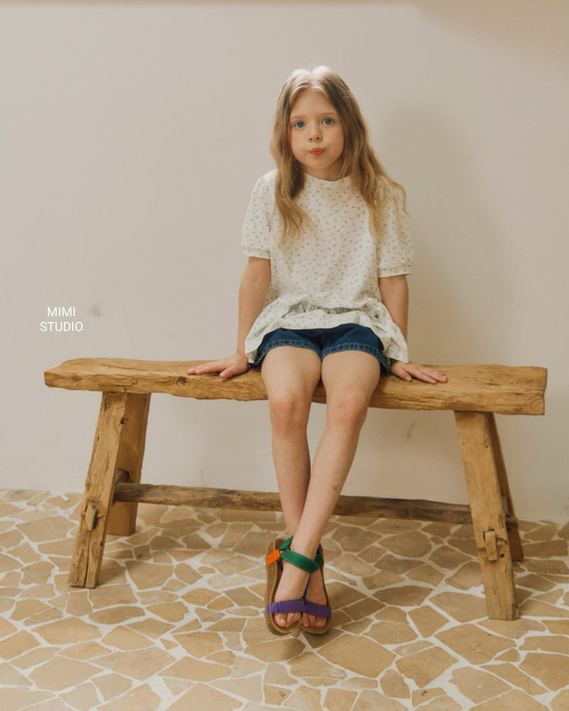 Bymimi - Korean Children Fashion - #Kfashion4kids - Puff Frill Tee - 6