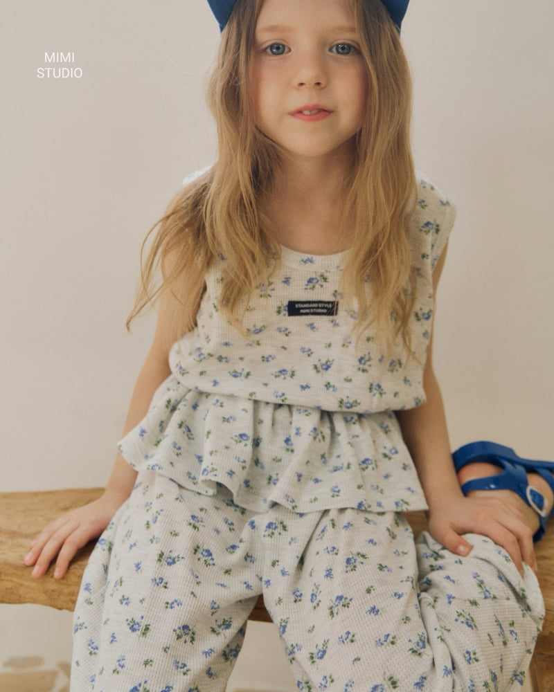 Bymimi - Korean Children Fashion - #Kfashion4kids - Ocean Frill Pants - 7