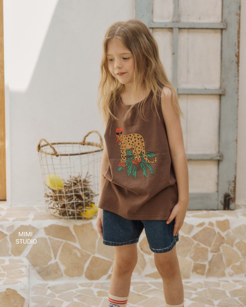 Bymimi - Korean Children Fashion - #childrensboutique - Cheetah Sleeveless - 11