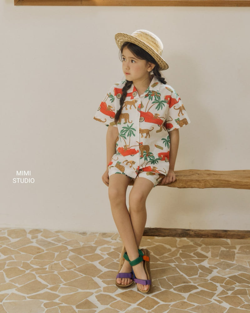 Bymimi - Korean Children Fashion - #discoveringself - Big Cheetah Shirt - 5