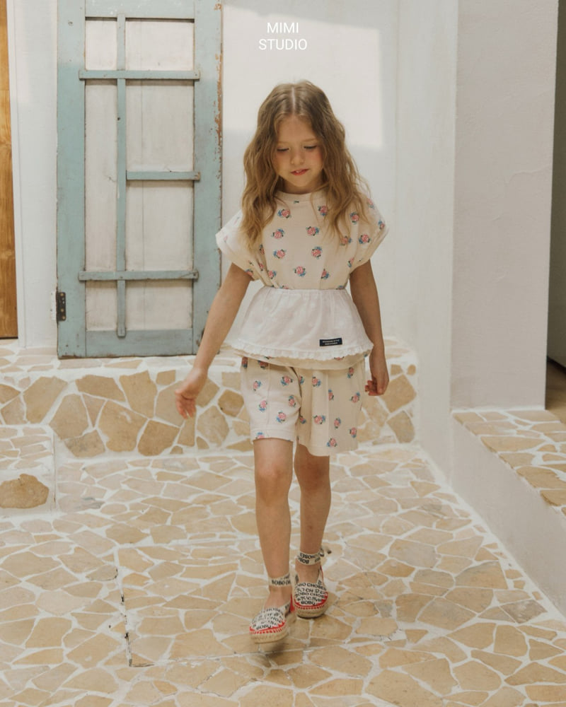 Bymimi - Korean Children Fashion - #discoveringself - Angel Flower Pants - 3