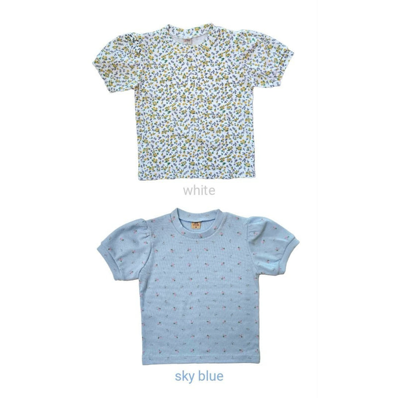 Bymimi - Korean Children Fashion - #discoveringself - Small Flower Tee