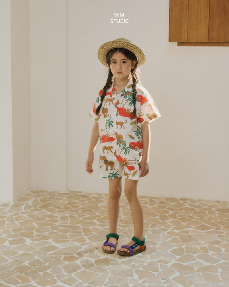 Bymimi - Korean Children Fashion - #fashionkids - Big Cheetah Shirt - 6