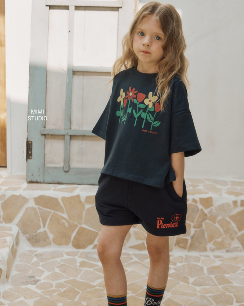 Bymimi - Korean Children Fashion - #kidsshorts - Flower Party Tee - 10