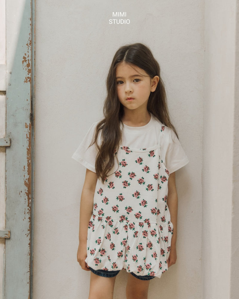 Bymimi - Korean Children Fashion - #kidsshorts - Balloon Mini One-piece - 6