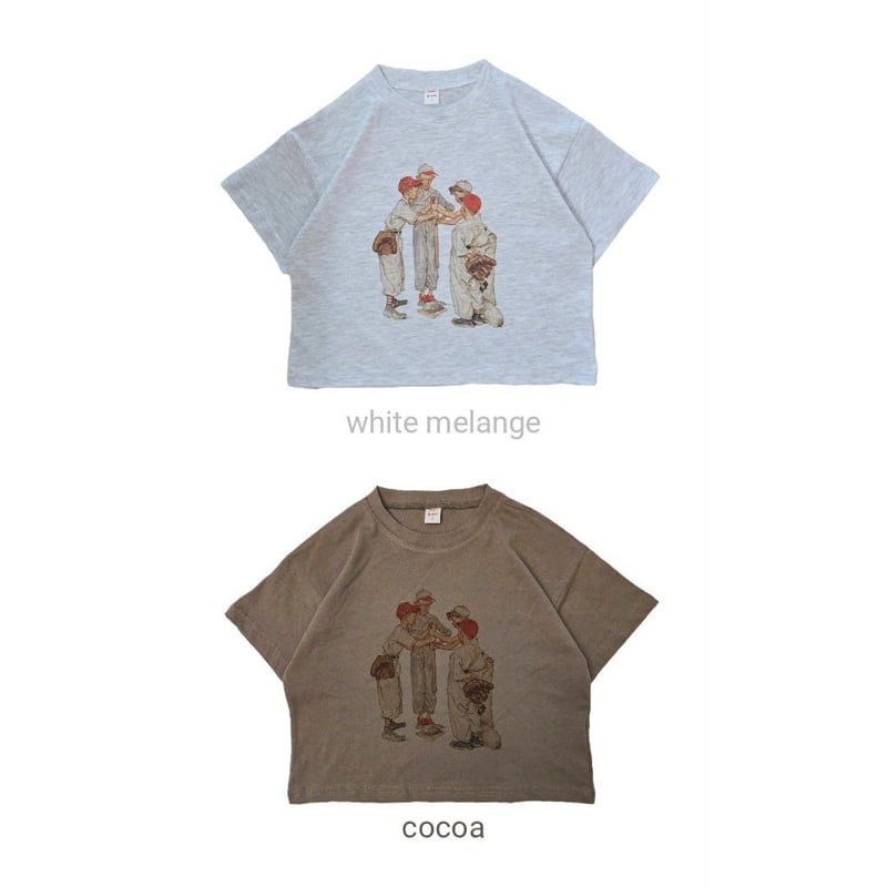 Bymimi - Korean Children Fashion - #littlefashionista - Baseball Team Tee