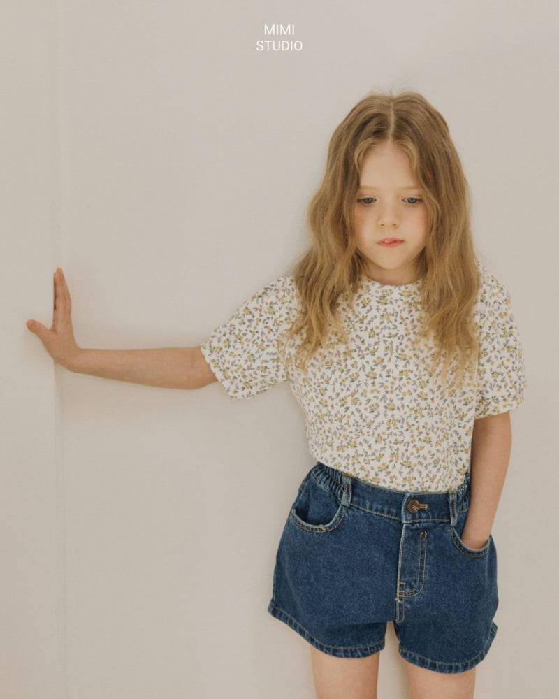 Bymimi - Korean Children Fashion - #littlefashionista - Star Denim Pants - 10