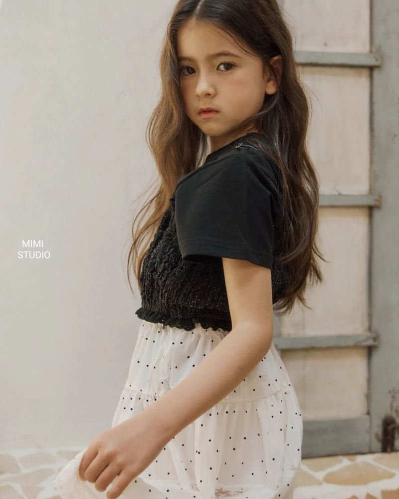 Bymimi - Korean Children Fashion - #littlefashionista - Dot Sleeveless - 10