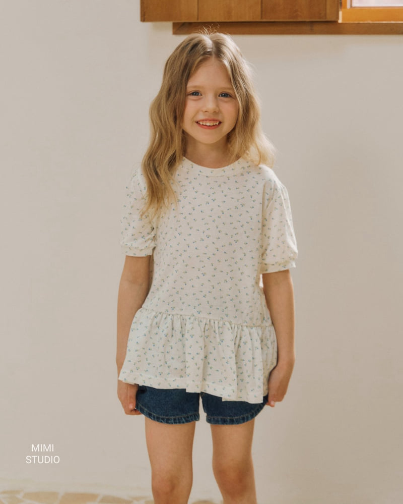 Bymimi - Korean Children Fashion - #littlefashionista - Puff Frill Tee - 7