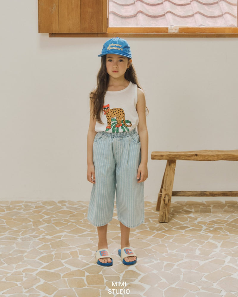 Bymimi - Korean Children Fashion - #littlefashionista - Cheetah Sleeveless - 3