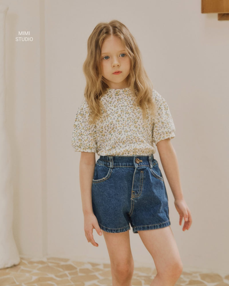 Bymimi - Korean Children Fashion - #magicofchildhood - Small Flower Tee - 8