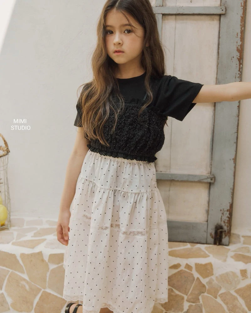 Bymimi - Korean Children Fashion - #minifashionista - Dot Sleeveless - 12