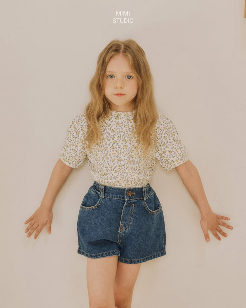 Bymimi - Korean Children Fashion - #minifashionista - Small Flower Tee - 9