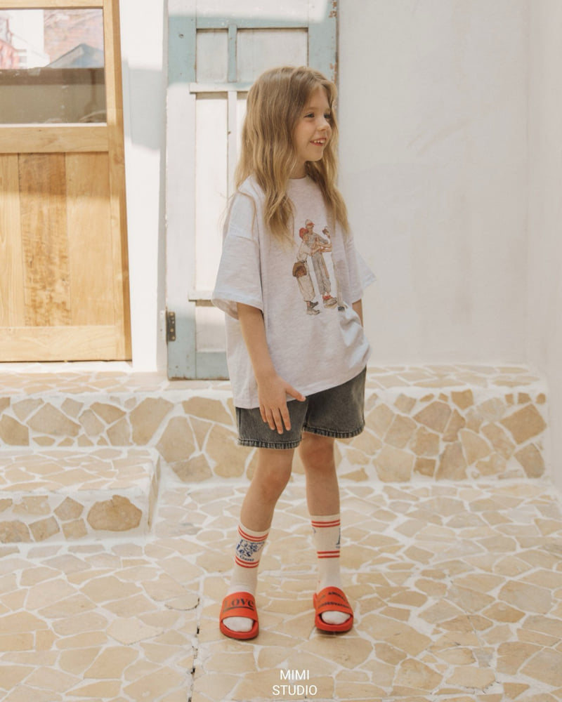 Bymimi - Korean Children Fashion - #minifashionista - Baseball Team Tee - 4