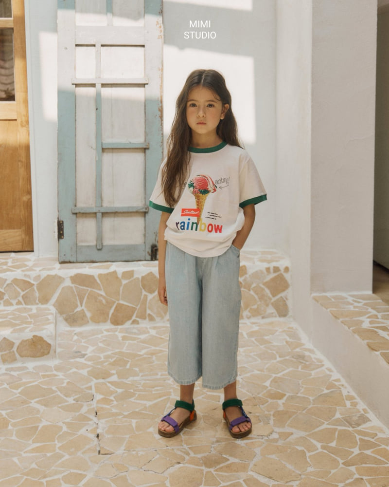 Bymimi - Korean Children Fashion - #prettylittlegirls - Leo Denim Pants - 7