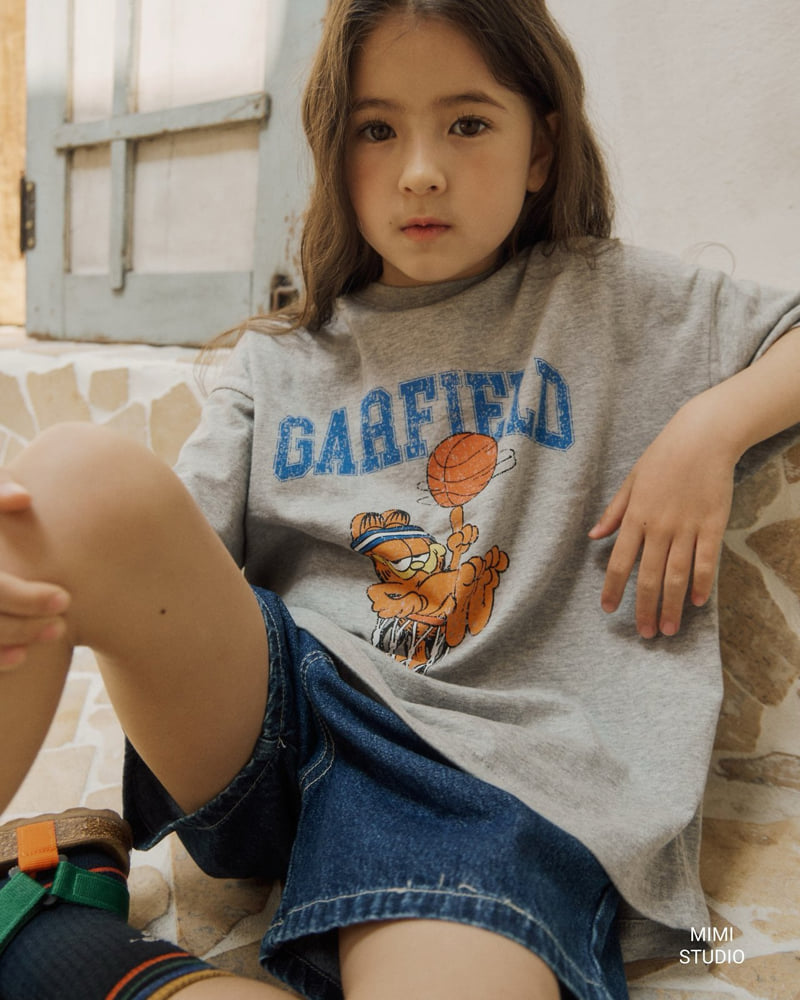 Bymimi - Korean Children Fashion - #prettylittlegirls - Band Denim Pants - 8
