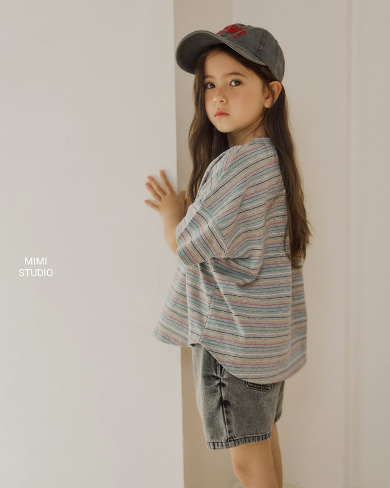 Bymimi - Korean Children Fashion - #stylishchildhood - Rainbow Tee - 6