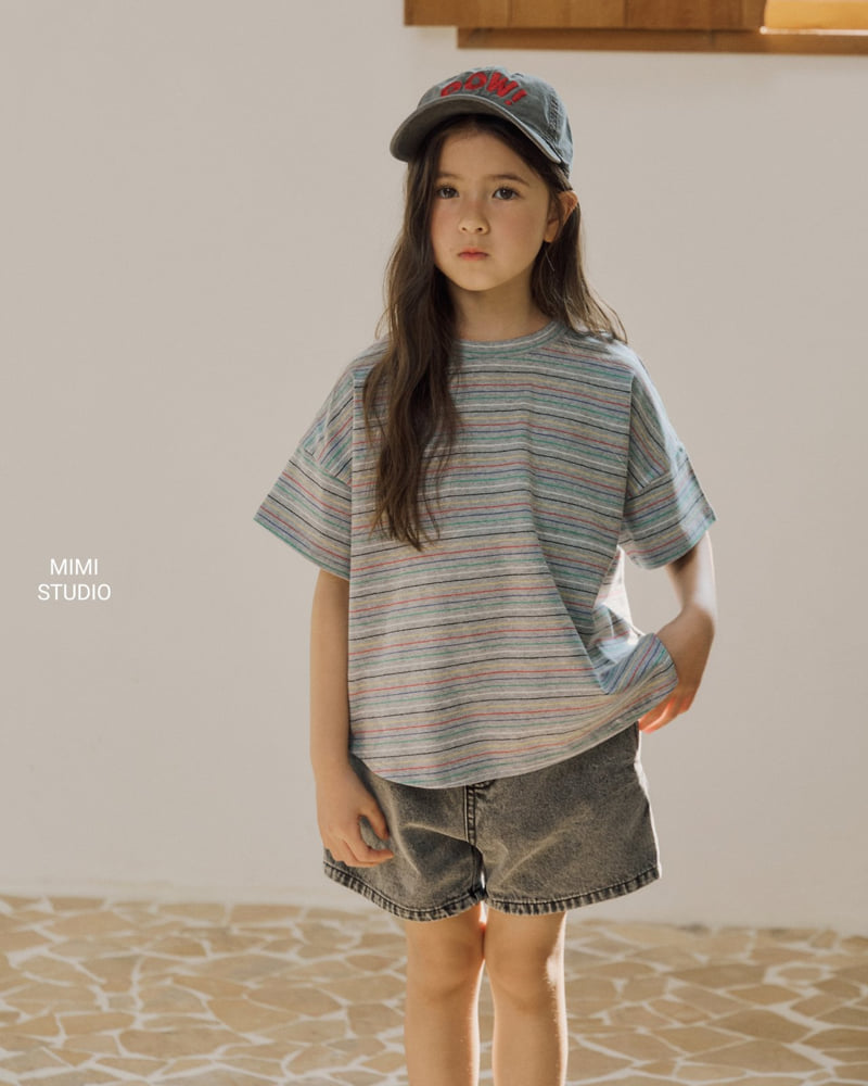 Bymimi - Korean Children Fashion - #prettylittlegirls - Rainbow Tee - 4