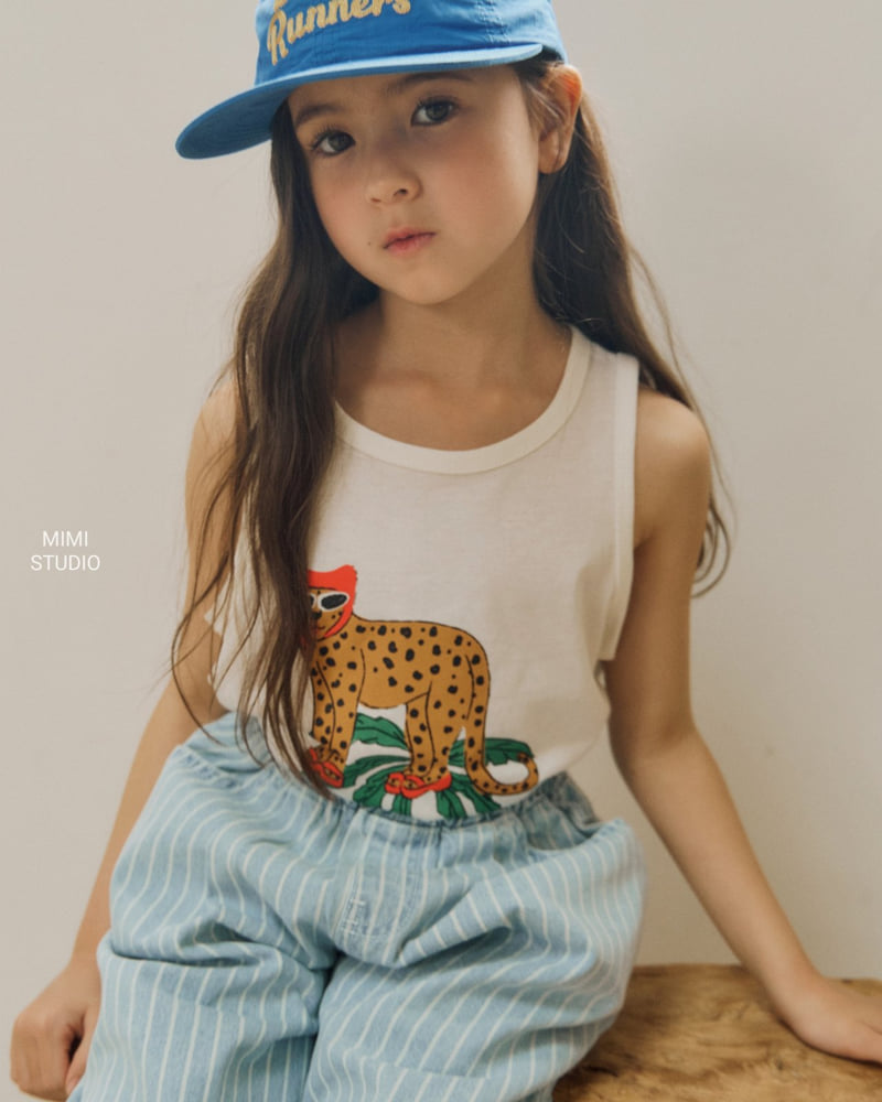 Bymimi - Korean Children Fashion - #toddlerclothing - Cheetah Sleeveless - 8