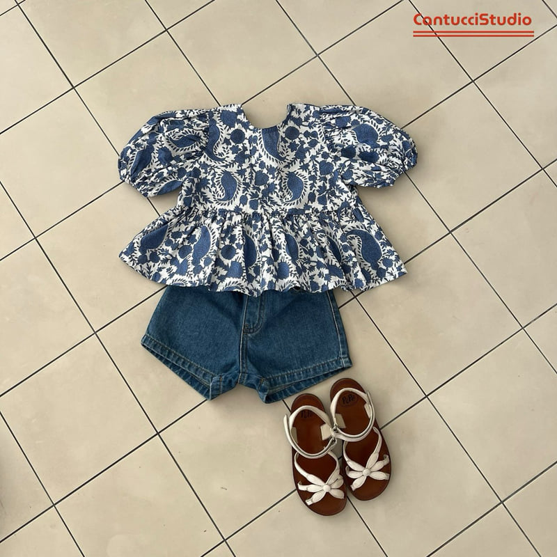 Cantucci Studio - Korean Children Fashion - #kidzfashiontrend - Adi Denim Shorts - 10