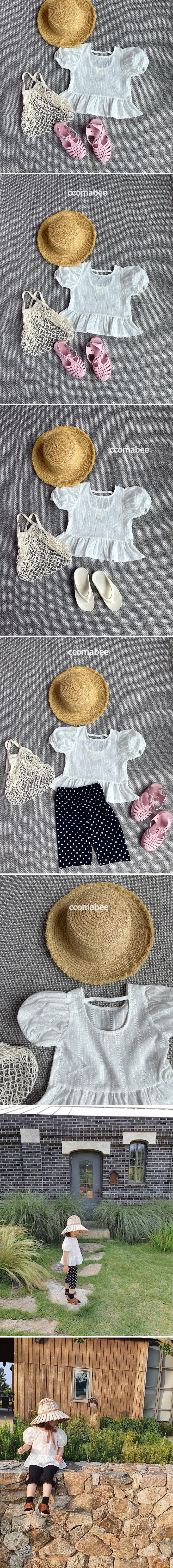 Ccomabee - Korean Children Fashion - #kidsshorts - Popcorn Blouse