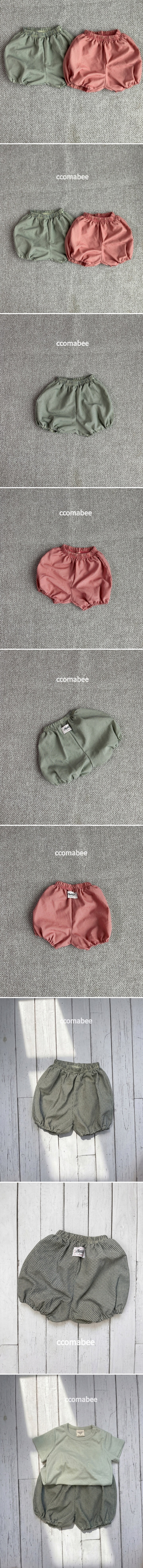 Ccomabee - Korean Children Fashion - #littlefashionista - Check Bloomer