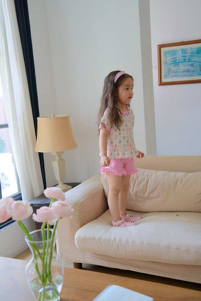 Chouchou Shasha - Korean Children Fashion - #Kfashion4kids - Cherry Frill Pants - 9