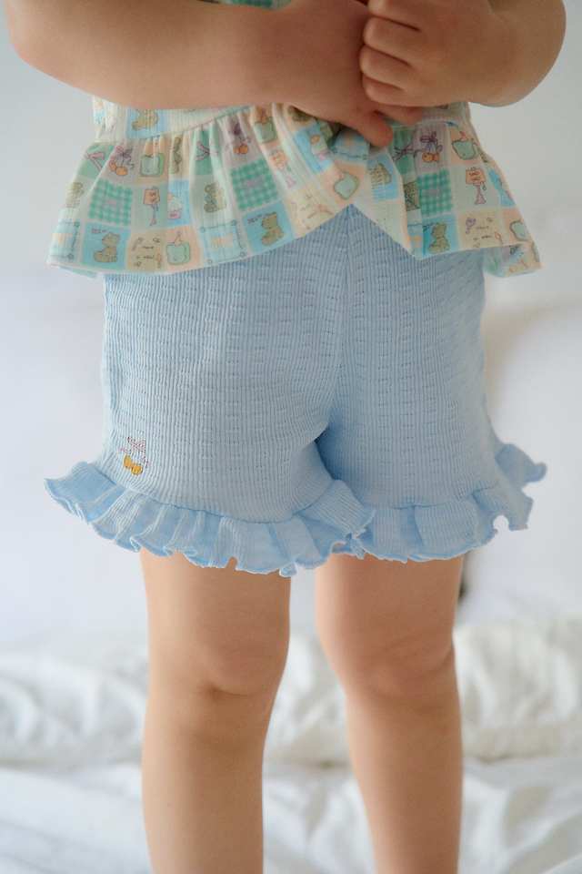 Chouchou Shasha - Korean Children Fashion - #childofig - Cherry Frill Pants
