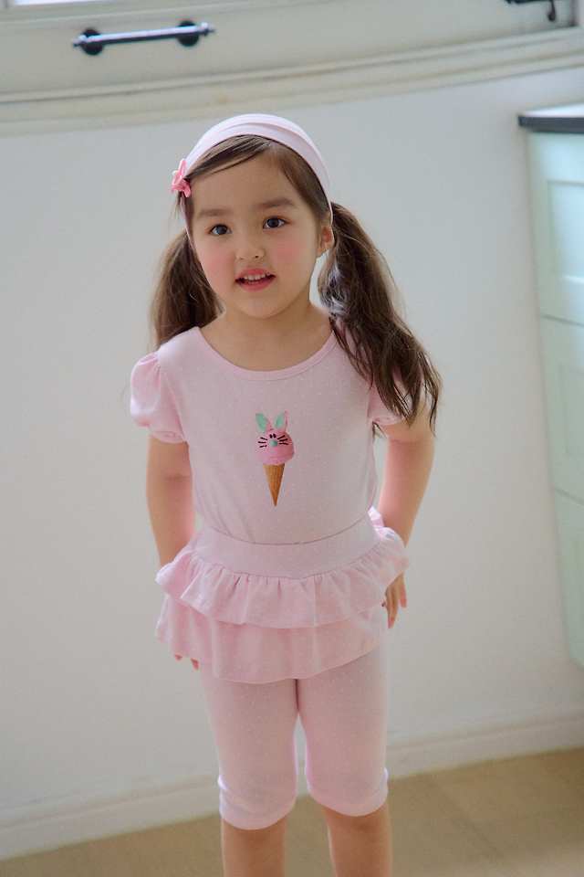Chouchou Shasha - Korean Children Fashion - #childofig - Dot Bunny Bear Top - 11