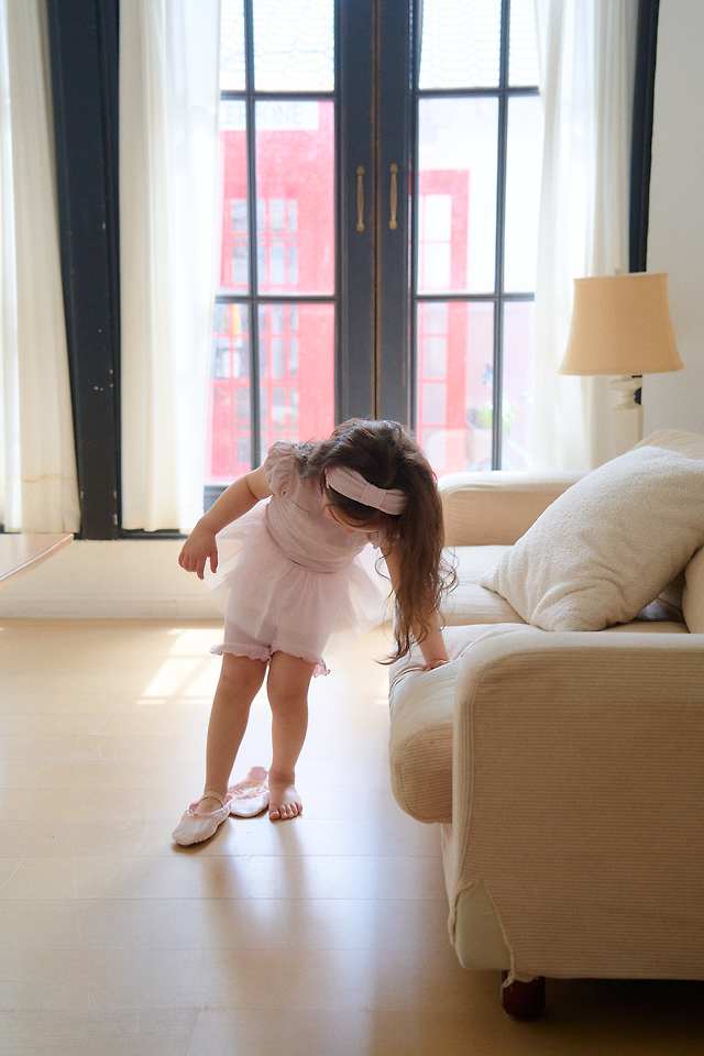 Chouchou Shasha - Korean Children Fashion - #childofig - Mimi Half-Length Leggings (Ribbon Headband SET) - 8