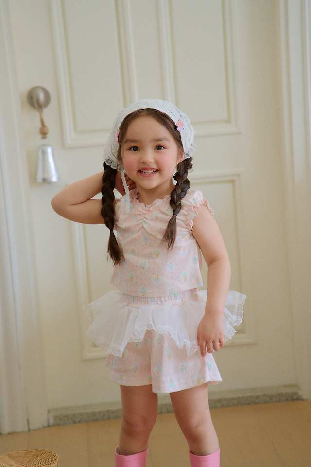 Chouchou Shasha - Korean Children Fashion - #childrensboutique - Ice Cream Tulle Pants - 7