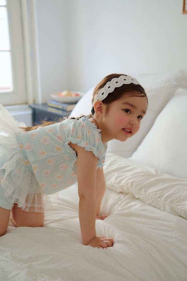 Chouchou Shasha - Korean Children Fashion - #childrensboutique - Ice Cream Shirring Top - 6