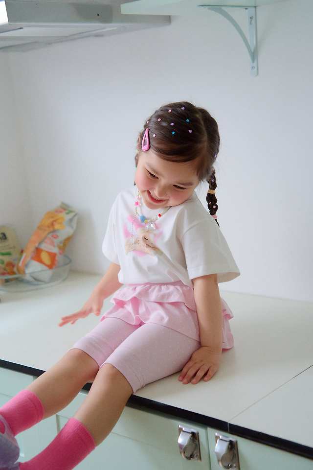 Chouchou Shasha - Korean Children Fashion - #childrensboutique - Unicorn Graphic Short-sleeved Tee - 11