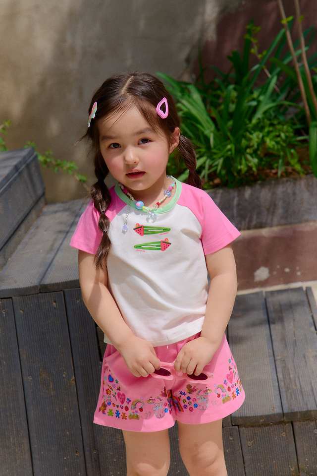 Chouchou Shasha - Korean Children Fashion - #fashionkids - Summer Sticker Pants - 8