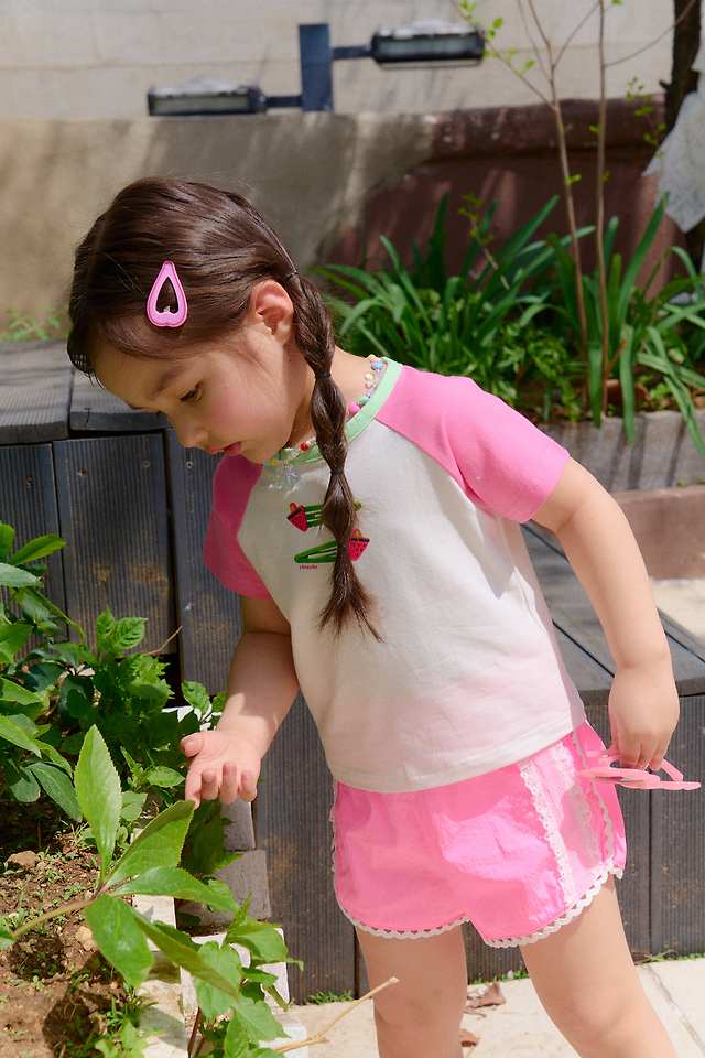 Chouchou Shasha - Korean Children Fashion - #kidsshorts - Nylon Lace Pants - 8