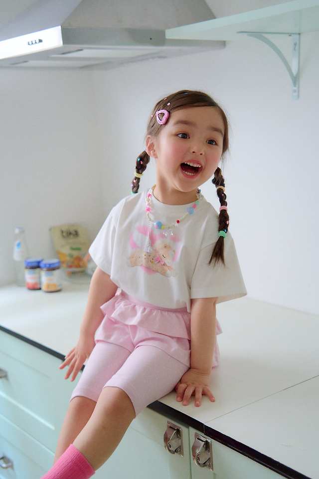Chouchou Shasha - Korean Children Fashion - #littlefashionista - Unicorn Graphic Short-sleeved Tee - 5