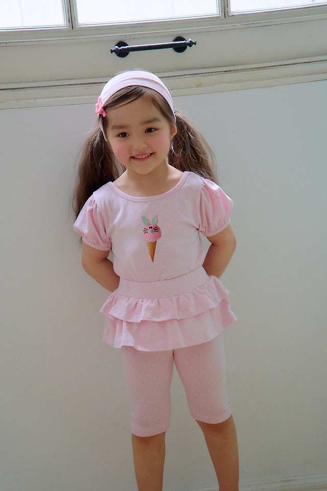 Chouchou Shasha - Korean Children Fashion - #magicofchildhood - Dot Bunny Bear Top - 8