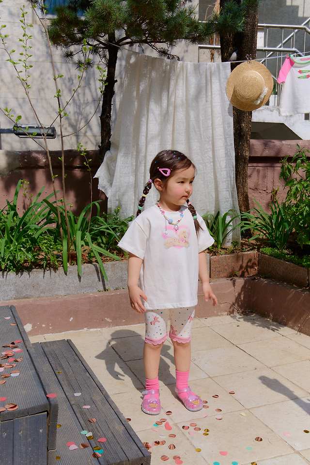 Chouchou Shasha - Korean Children Fashion - #magicofchildhood - Unicorn Half-Length Leggings - 7