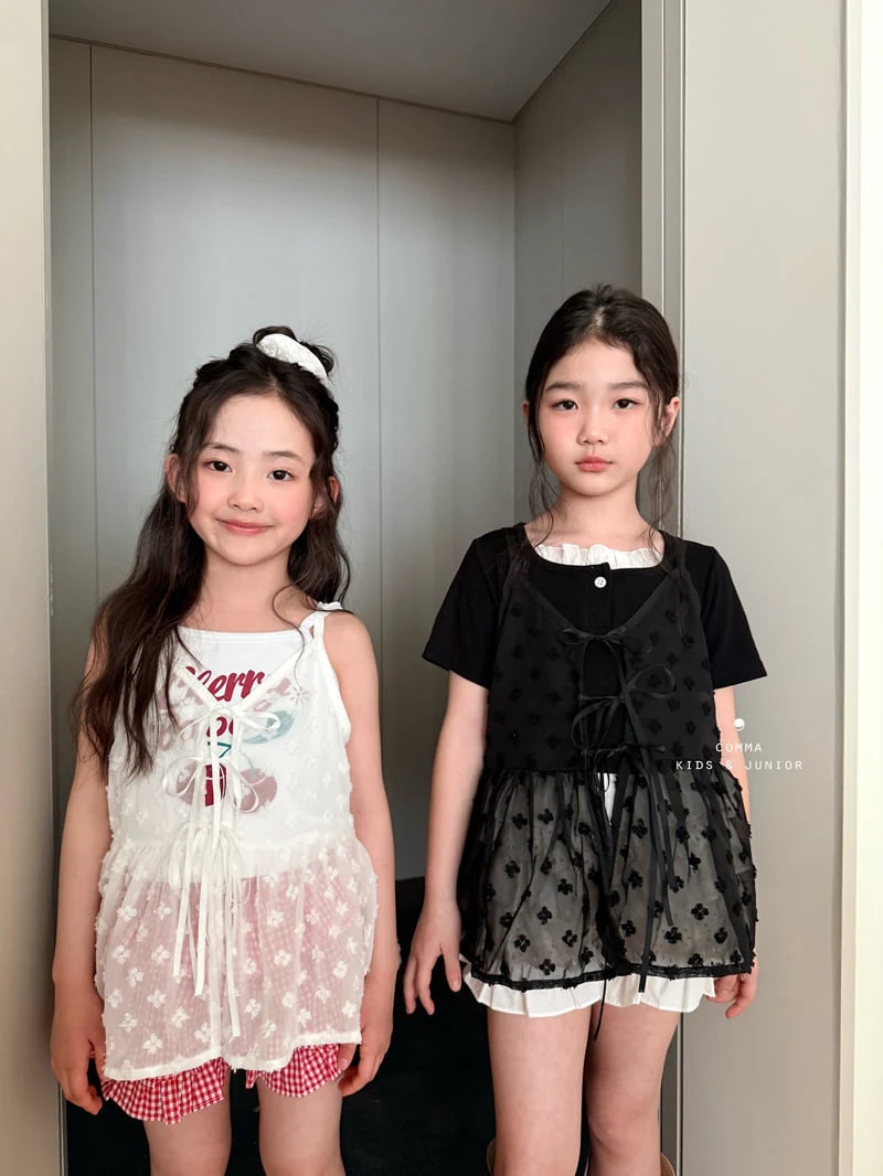 Comma - Korean Children Fashion - #Kfashion4kids - Square Frill Top - 10