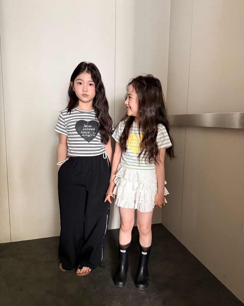 Comma - Korean Children Fashion - #Kfashion4kids - Lace Tiered Pants - 8